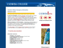 Tablet Screenshot of e2.catawba.edu