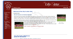 Desktop Screenshot of lillycenternews.catawba.edu