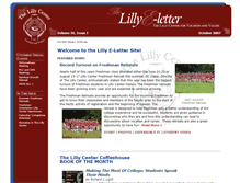 Tablet Screenshot of lillycenternews.catawba.edu